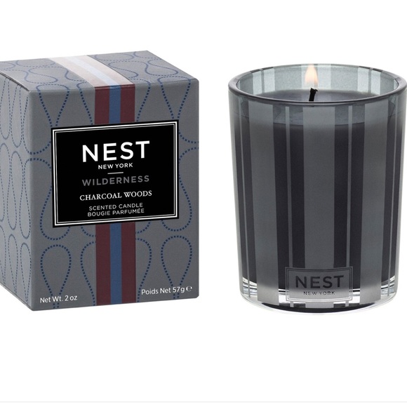 NEST NEW YORK CHARCOAL WOODS MINI VOTIVE CANDLE NWT - Picture 3 of 11